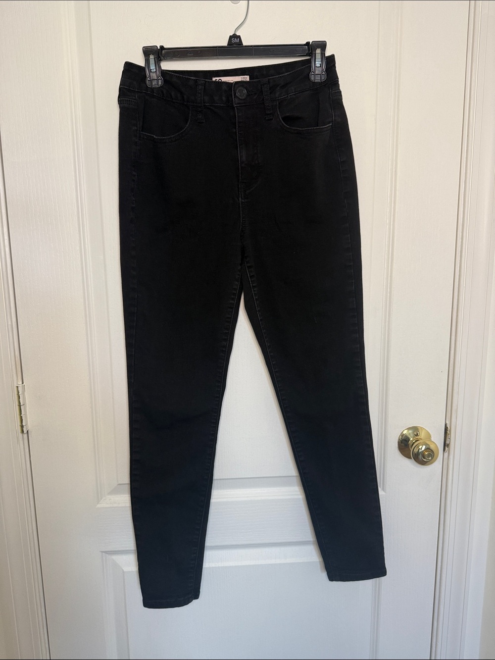 SO High Rise Black Jeggings